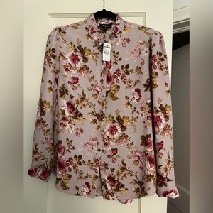 Like new! Express floral blouse